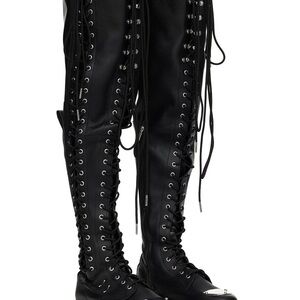 Dr. Martens 28 Eye Extreme Max Virginia Leather Knee High Boot